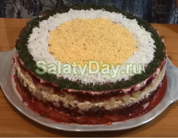 Торт-салат под шубой