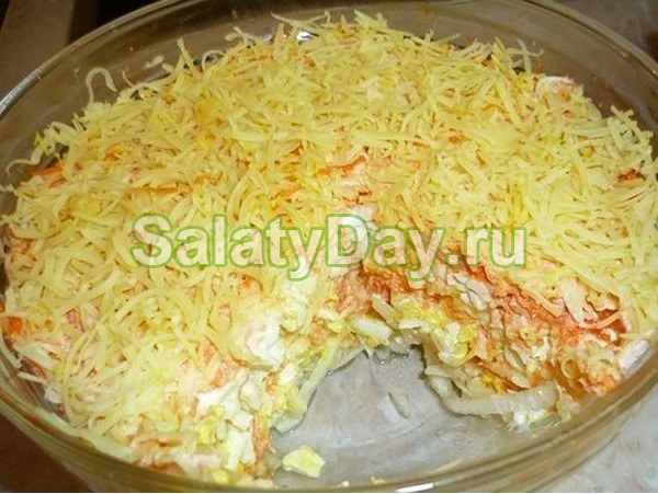 Салат «Французский с яблоком»