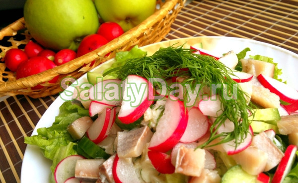 Салат из сельди «Краски вкуса»