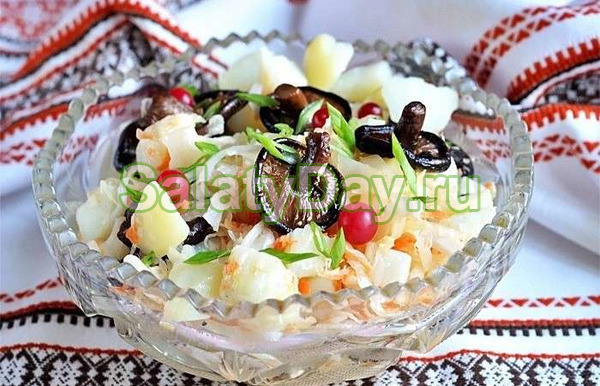 Постный салат