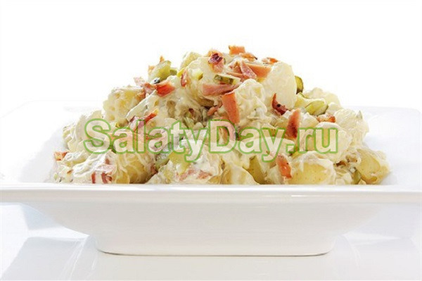 Пикантный картофельный салат