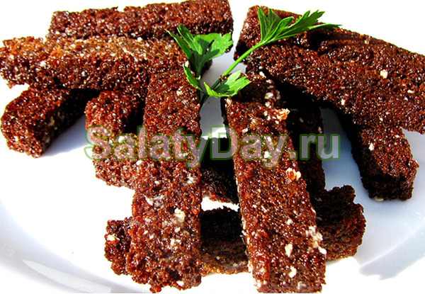 Чесночные гренки со специями