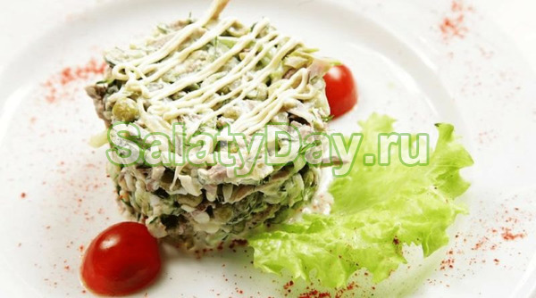 Салат "Купеческий" для богатого стола