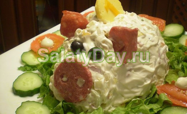 Салат "Хрюшка"