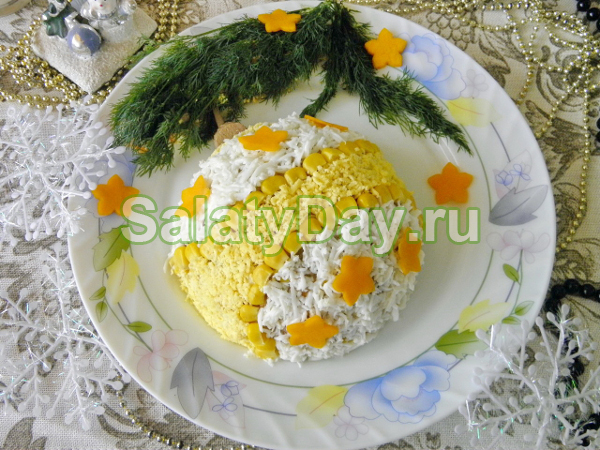 Салат «Новогодний шар»