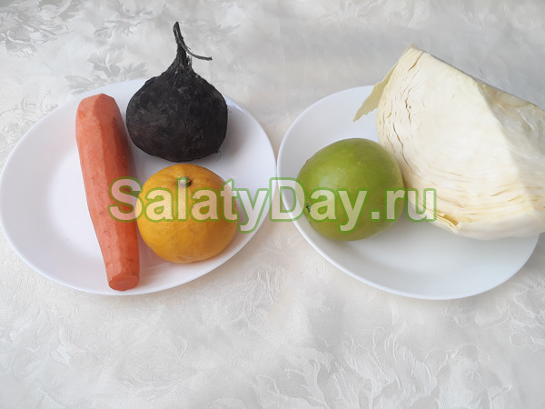 пошаговый рецепт салата щетка с фото 1