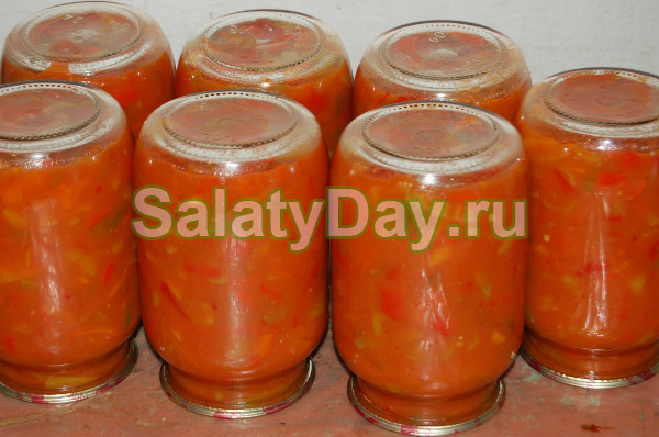 Оранжевое чудо - салат на зиму