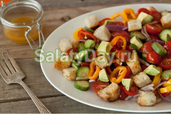 Салат на скорую руку &ndash; &laquo;Panzanella&raquo;