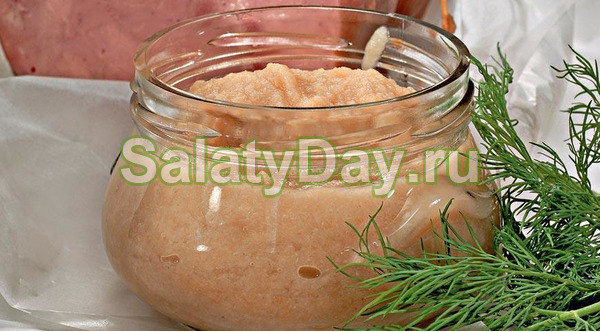 Хреновая закуска на зиму с яблоками