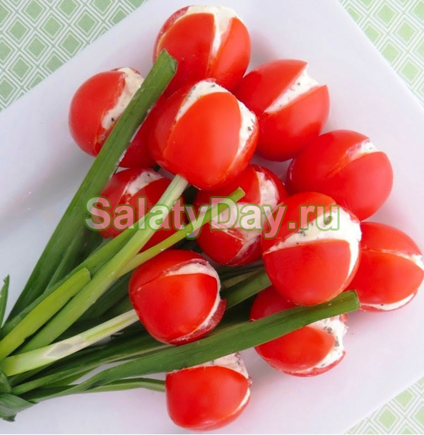 Закуска «Тюльпаны»
