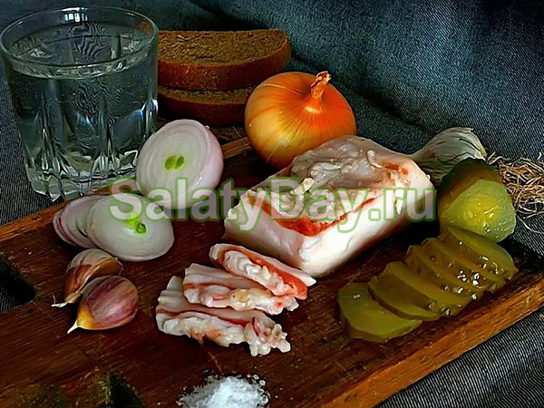 Маринованное сало