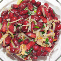 Салат из куриной печени