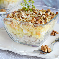 Курица с ананасом