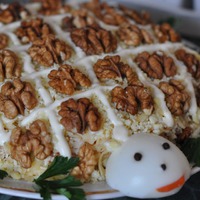 Салат с грецкими орехами