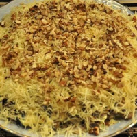 Салат с курицей и грецкими орехами
