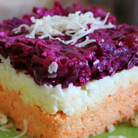 Салат из свеклы и моркови