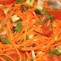 Салат с корейской морковкой